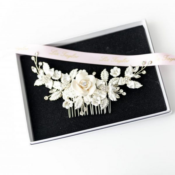 GATSBY VINTAGE DREAM HAIR COMB - SILVER