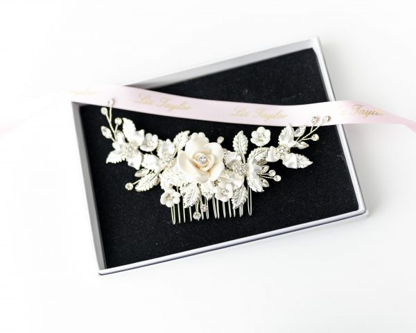 GATSBY VINTAGE DREAM HAIR COMB - SILVER