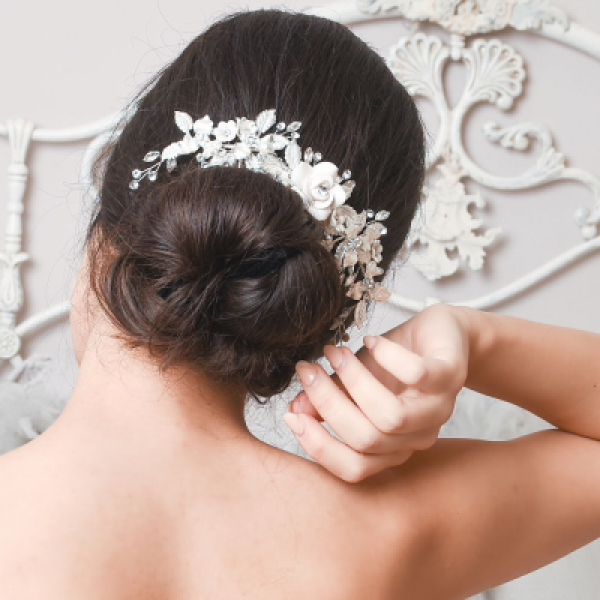 GATSBY VINTAGE DREAM HAIR COMB - SILVER