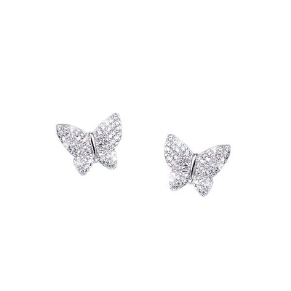 FLOWER GIRL BUTTERFLY EARRINGS THANK YOU GIFT