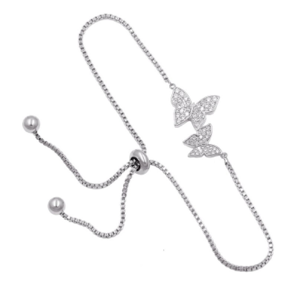 FLOWER GIRL BUTTERFLY BRACELET