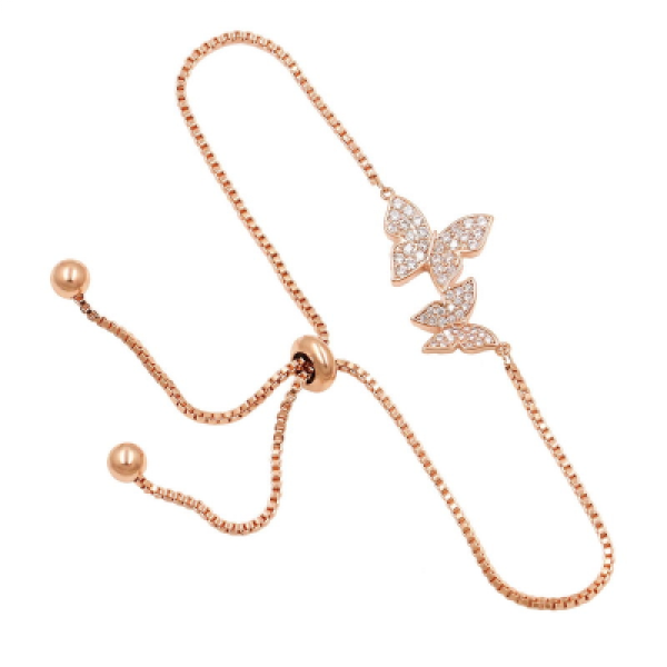 FLOWER GIRL BUTTERFLY BRACELET