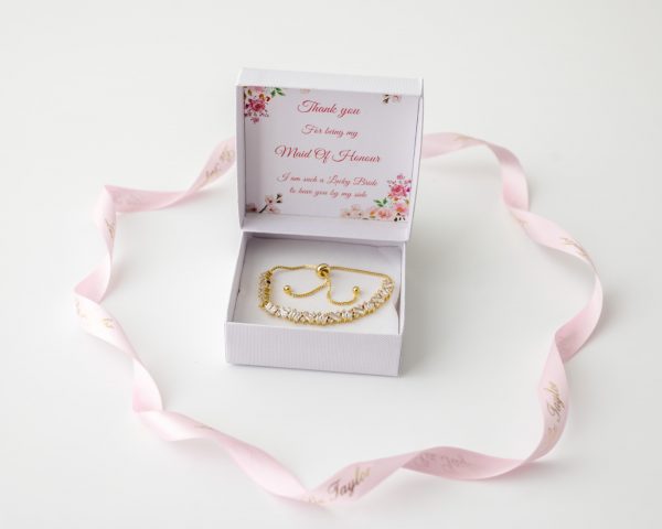 ANASTASIA GLITZY BRACELET- MAID OF HONOUR THANK YOU GIFT