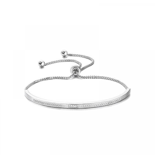NIEVE CRYSTAL ELEGANCE BRACELET- MAID OF HONOUR THANK YOU GIFT SILVER